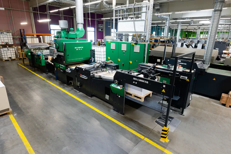 Billhöfer EK-Trendline EK-TL-4 (Kaschieranlage) – Moderne Kaschieranlage für Nass- und Thermo-Kaschierungen, perfekt für edle Druckprodukte von X-Press.de