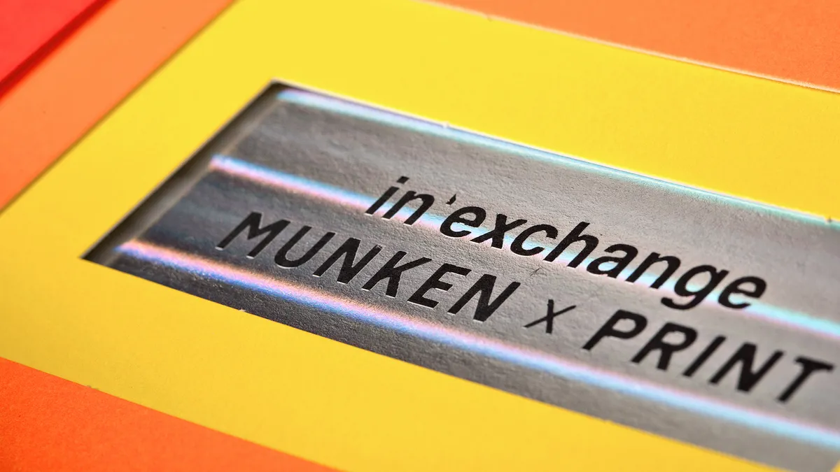 Präsentationsflyer Munken Print