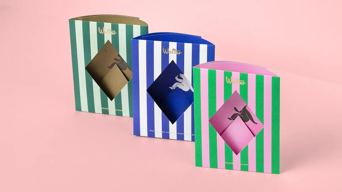 Produktverpackungen mit Heißfolienprägung