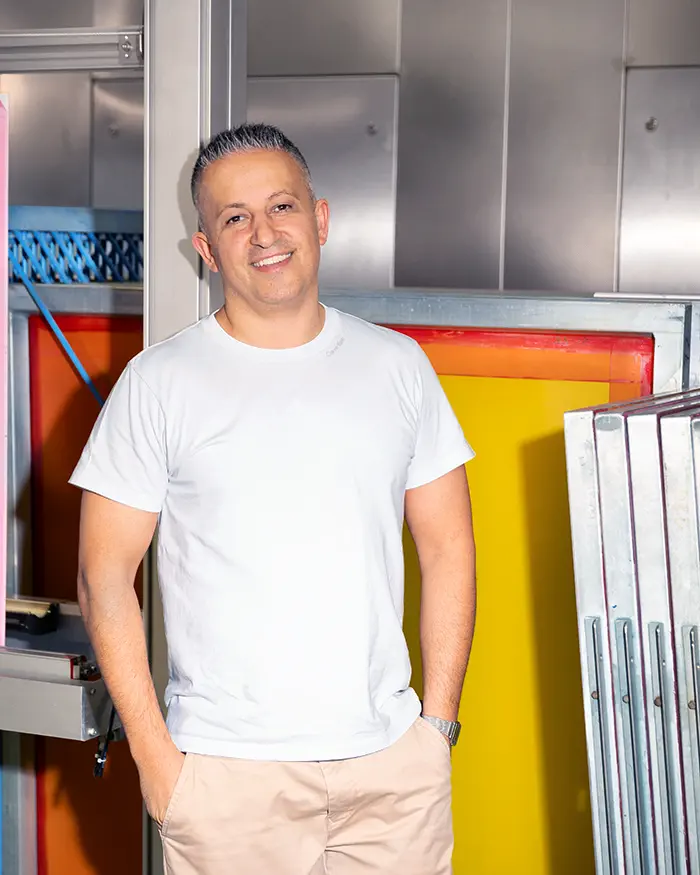 Armin Akbarzadeh aus der Abteilung Management mit der Funktion Geschäftsführer der Berliner Druckerei Xpress